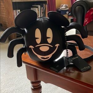 Disney Black and White Mickey Mouse Spider Bag